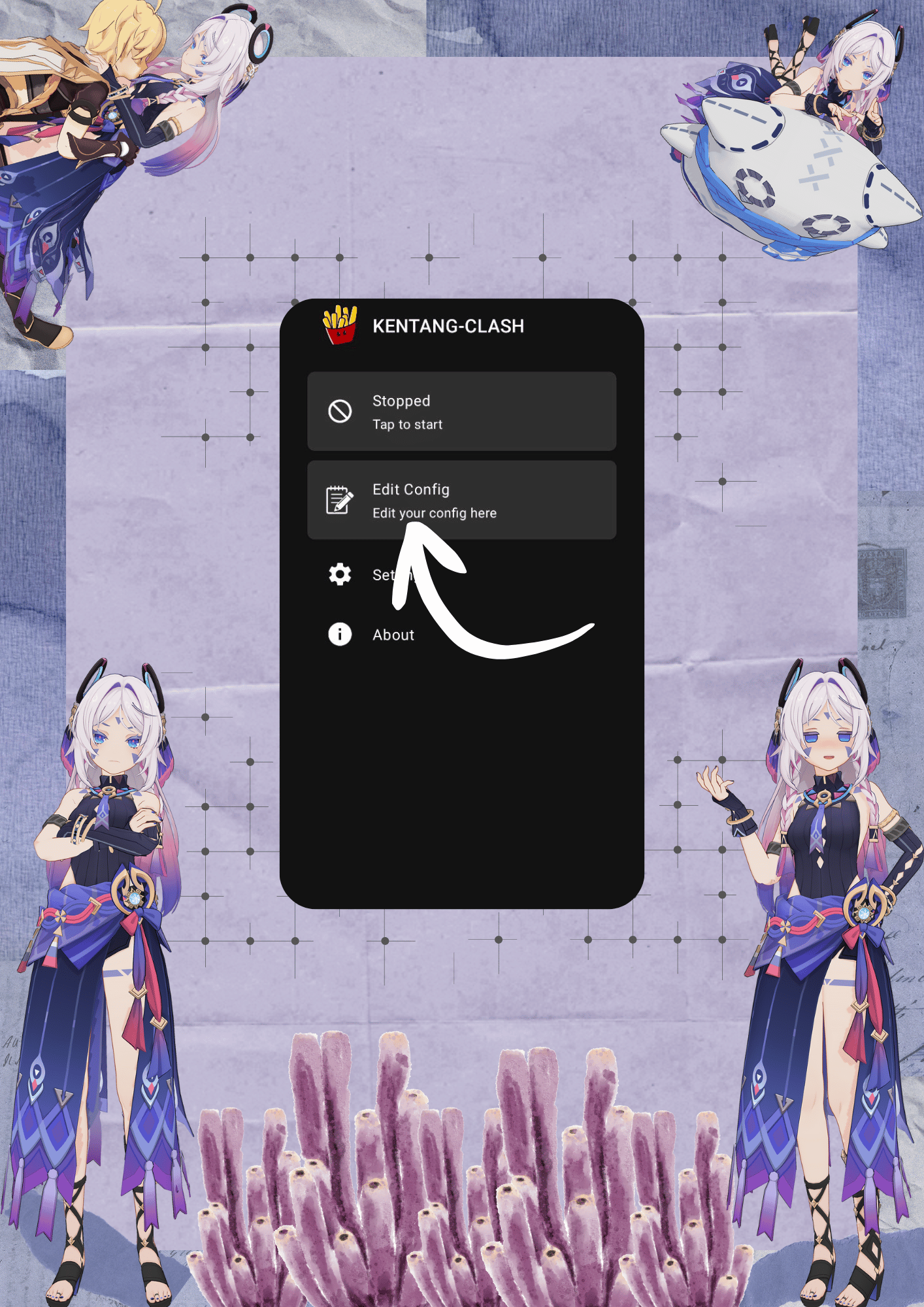 Edit Config Kentang Clash